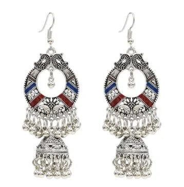 Egypt Vintage Silver Alloy Earrings for Women