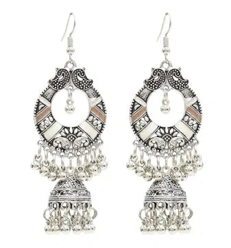 Egypt Vintage Silver Alloy Earrings for Women