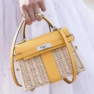 2020 Designer Bamboo Flap HandBag for Women